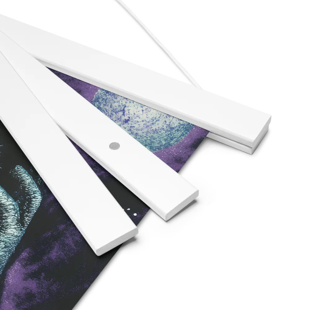 Beyond the Stars | Poster With White Wood Hanger | 10″×10″