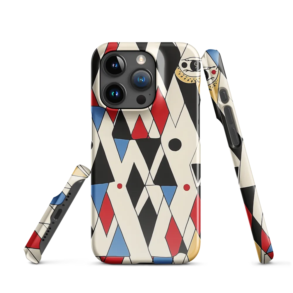 Dynamic Geometric Symphony | Phone Case |  15 Pro | Snap Case | Glossy