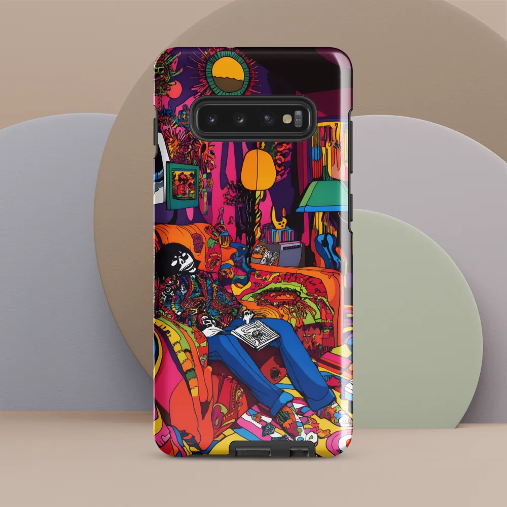 Psychedelic Reverie | Phone Case |  S10 Plus | Tough Case | Glossy