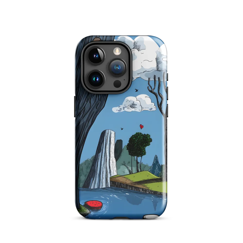 Whimsical Cliffside Reflections