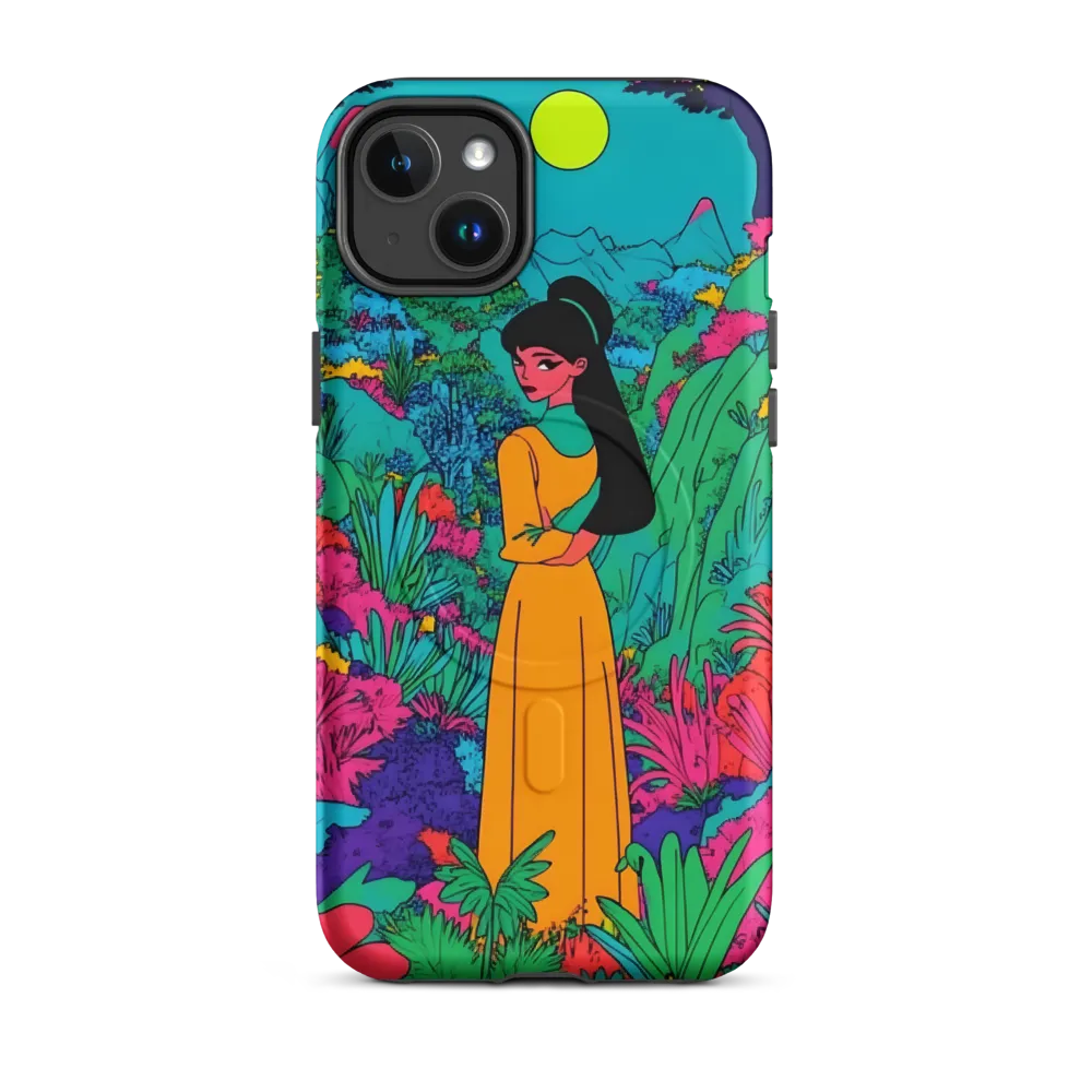 Ethereal Serenity in a Psychedelic Landscape