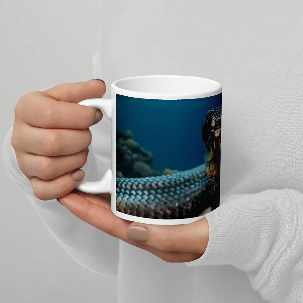 Underwater Majesty: The Serpent's Gaze | Mugs | Multiple Sizes & Colors