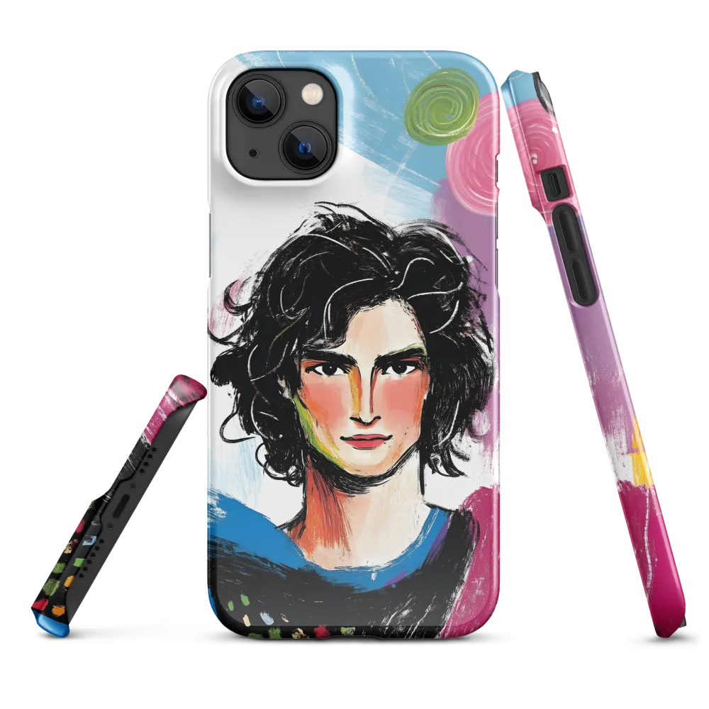 Vibrant Portrait of Youth | Phone Case |  14 Plus | Snap Case | Glossy