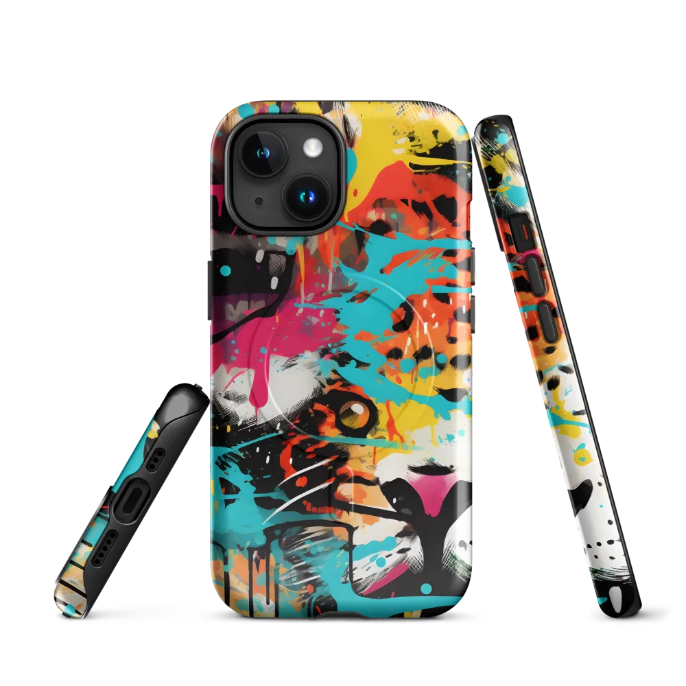Fierce Fusion: Tiger and Lion in Graffiti