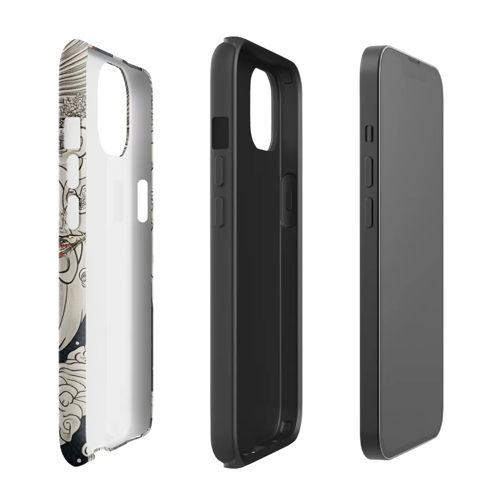 Serenity in Myth: A Traditional Portrait | Phone Case |  13 | Tough Case | Matte