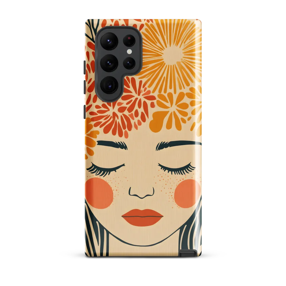 Serenity in Bloom | Phone Case |  S22 Ultra | Tough Case | Glossy