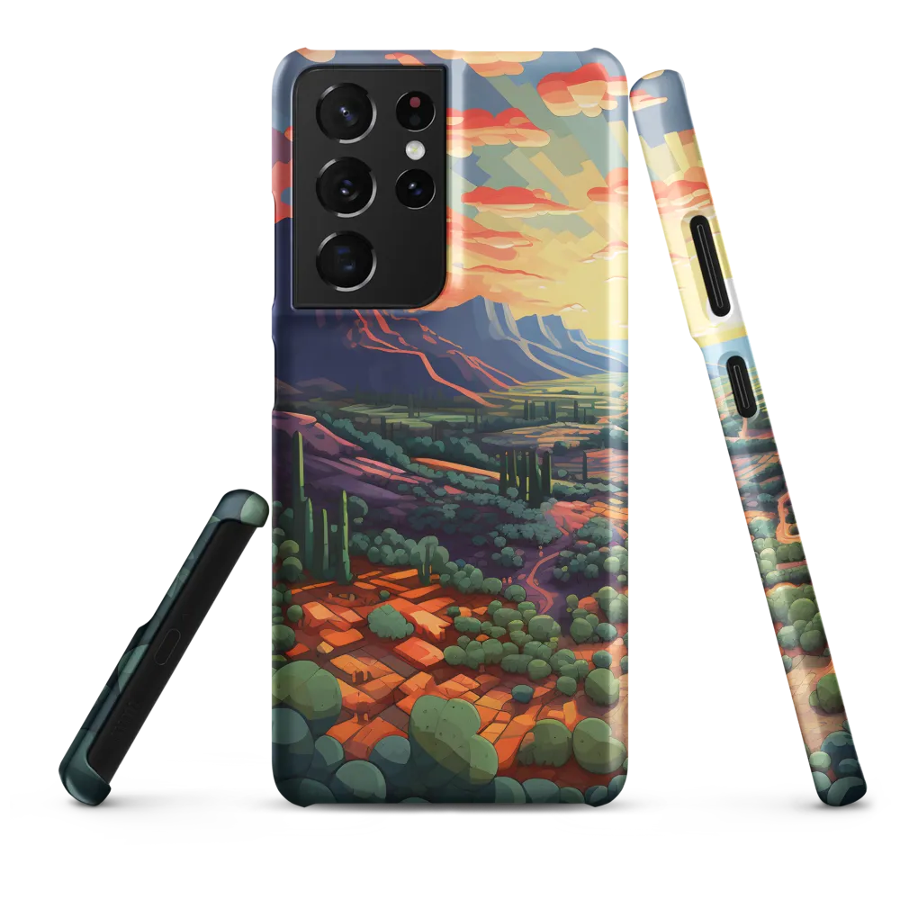 Desert Serenity at Dusk | Phone Case |  S21 Ultra | Snap Case | Matte