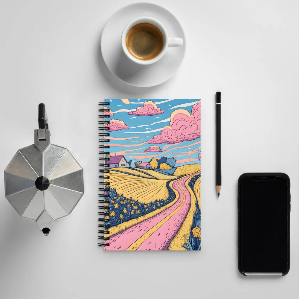 Idyllic Countryside Journey | Spiral Notebook