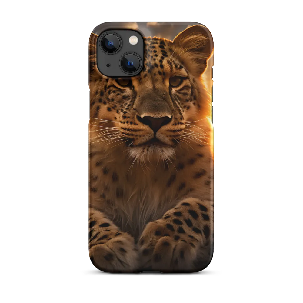 Regal Presence: The Leopard at Sunset