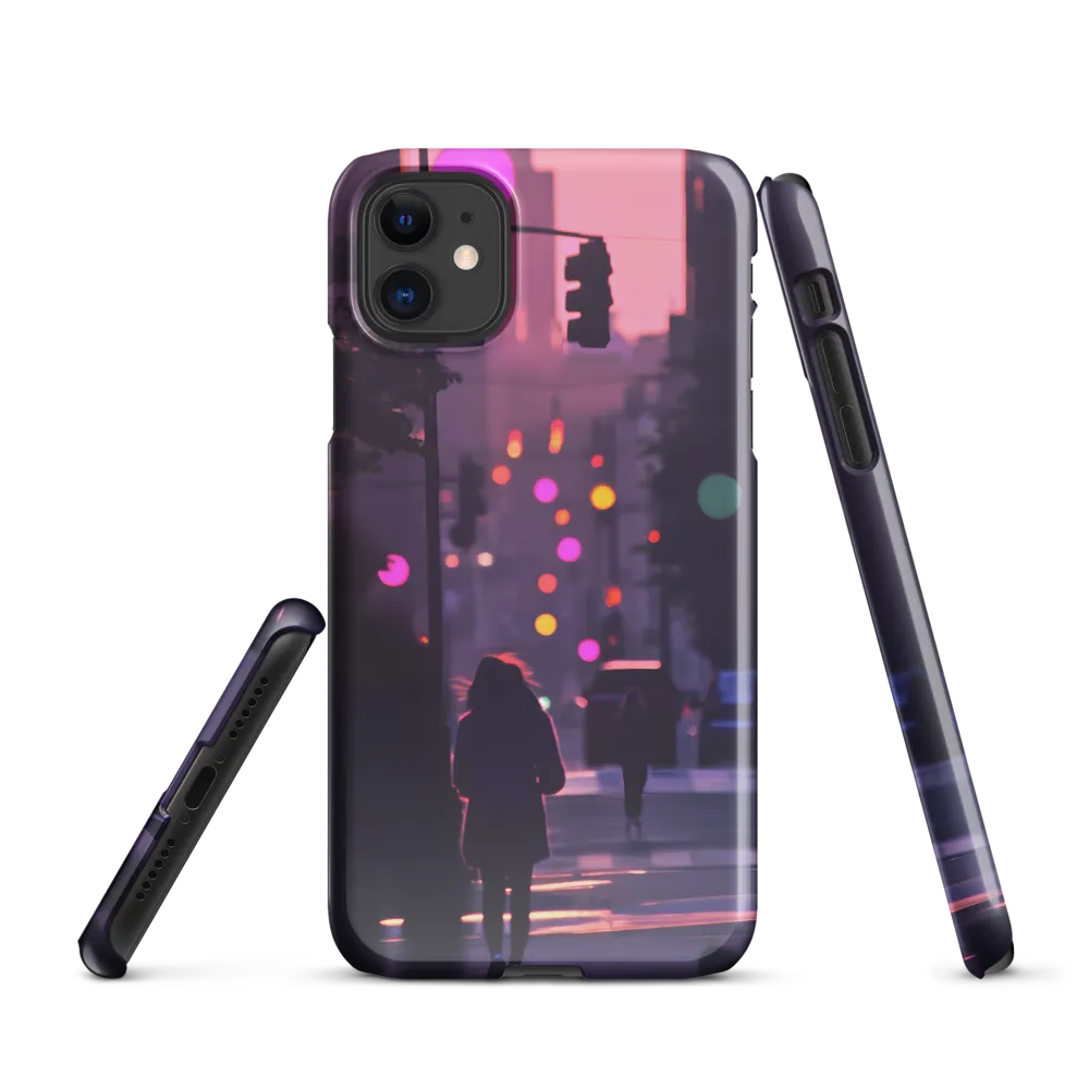 City Silhouettes at Dusk | Phone Case |  11 | Snap Case | Glossy