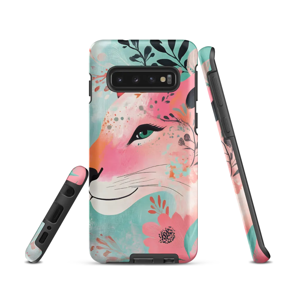 Whimsical Majesty: A Floral Lion