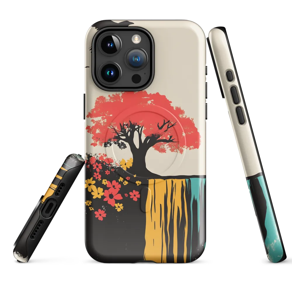 Serene Cascade of Colors