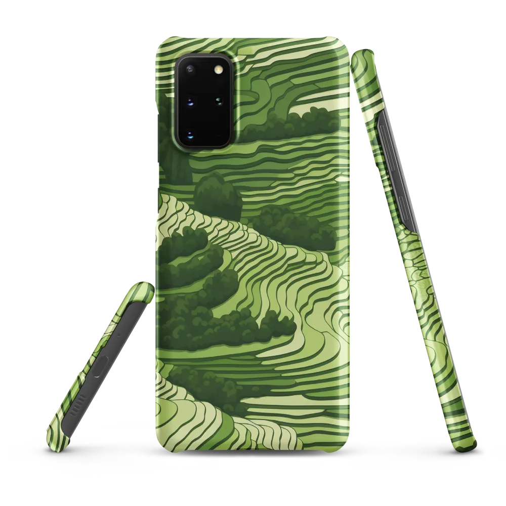 Waves of Green: An Abstract Landscape