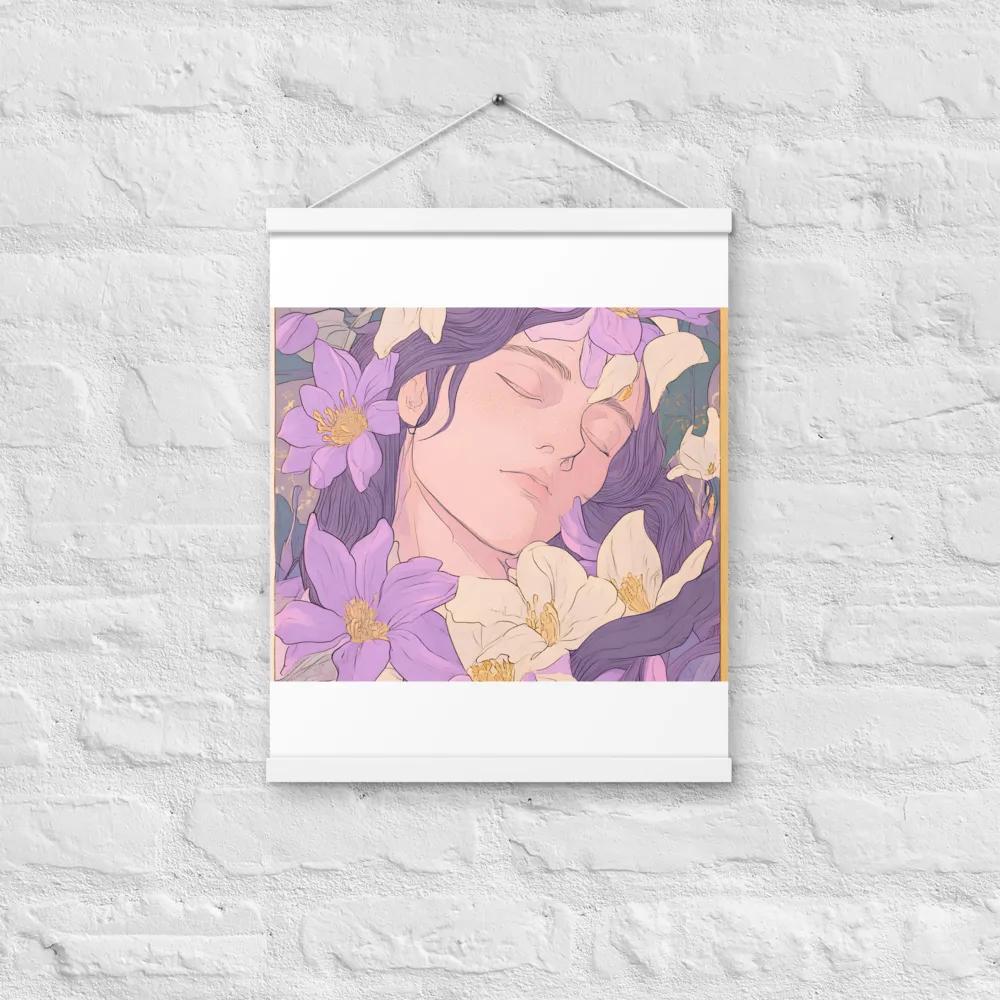 Harmony in Bloom | Poster With White Wood Hanger | 16″×20″