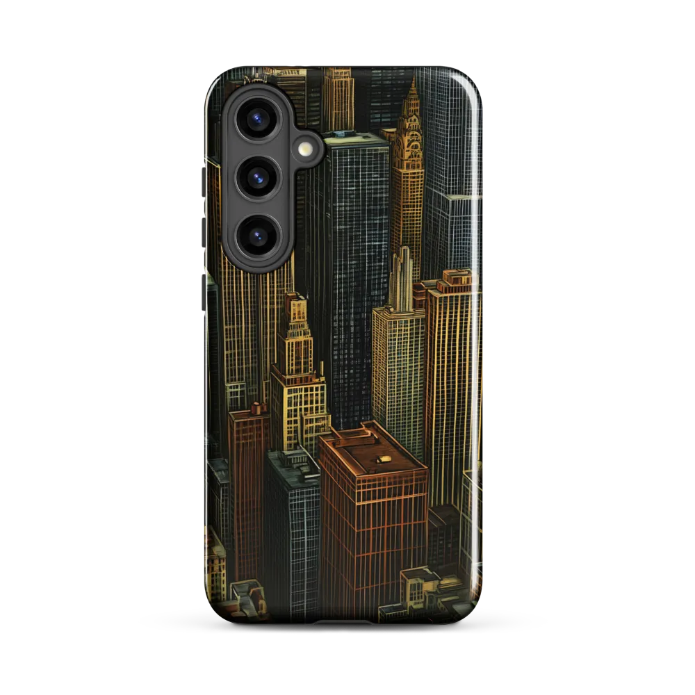 Urban Elegance: A Golden Cityscape