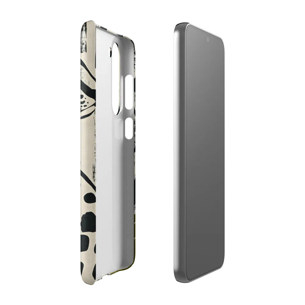 Leopard in Silhouette: A Modern Appeal | Phone Case |  S23 Plus | Snap Case | Matte
