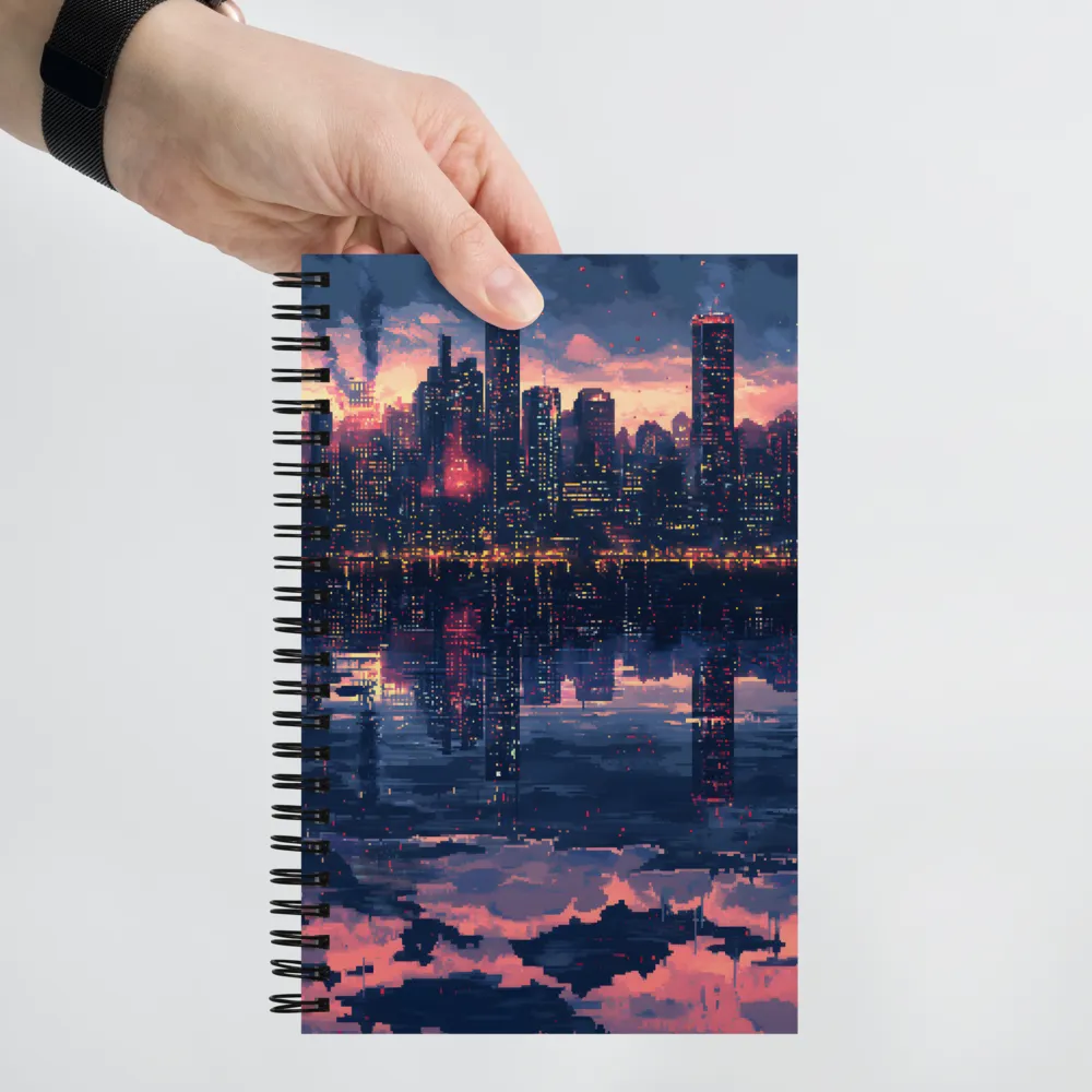 City Lights of Nostalgia | Spiral Notebook