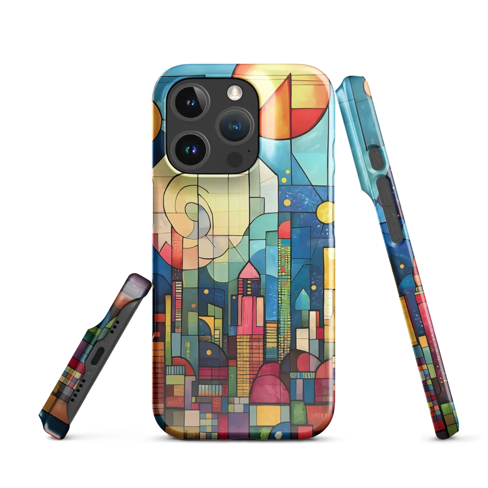 Geometric Harmony: A Vibrant Cityscape