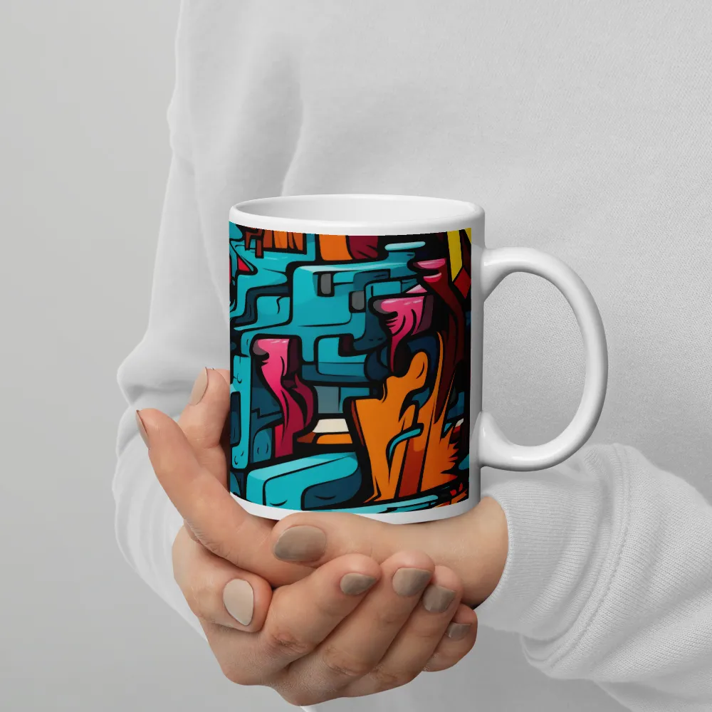 Urban Flow: A Graffiti Odyssey | Mugs | Multiple Sizes & Colors