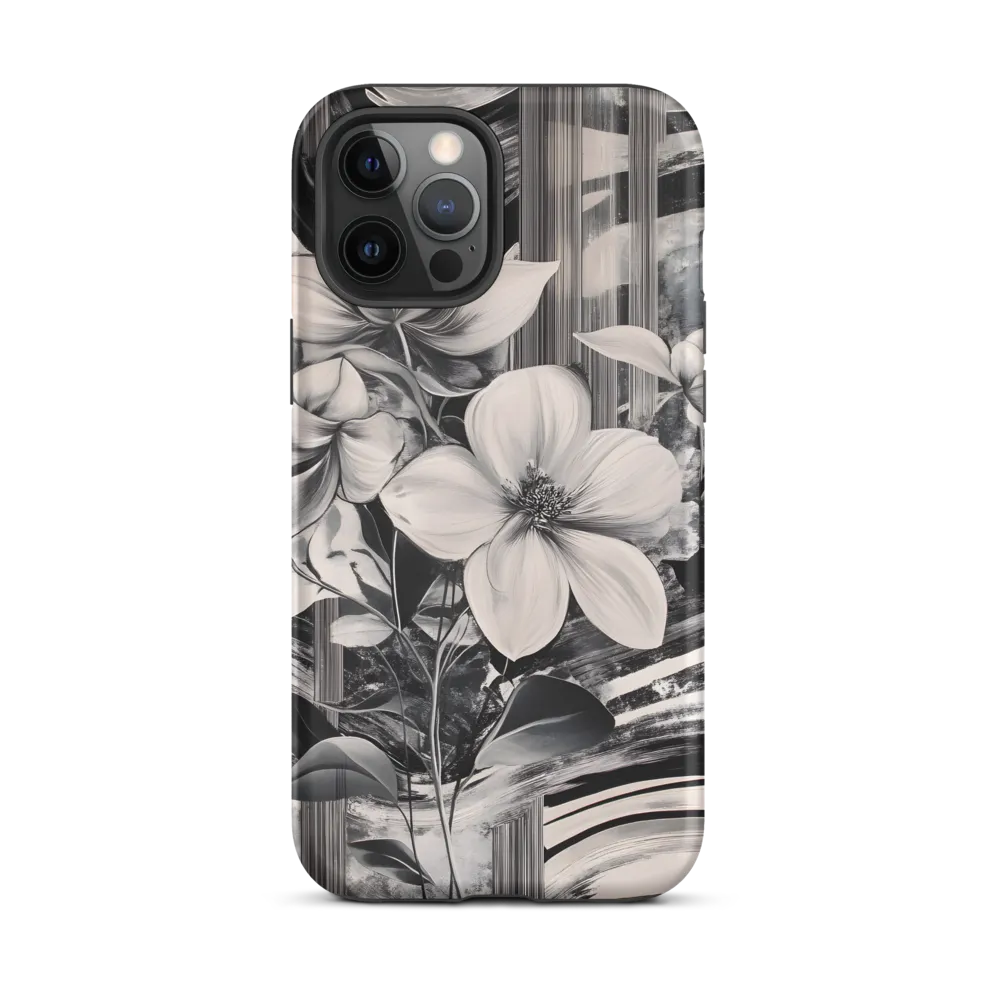 Ethereal Bloom: A Dance of Monochromes