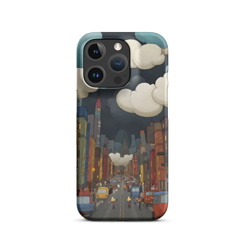 Urban Symphony: A City Awakens at Dusk | Phone Case |  16 Pro | Snap Case | Matte