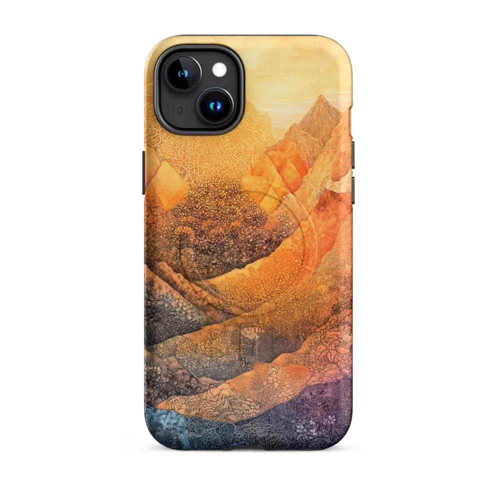 Serene Peaks of Color