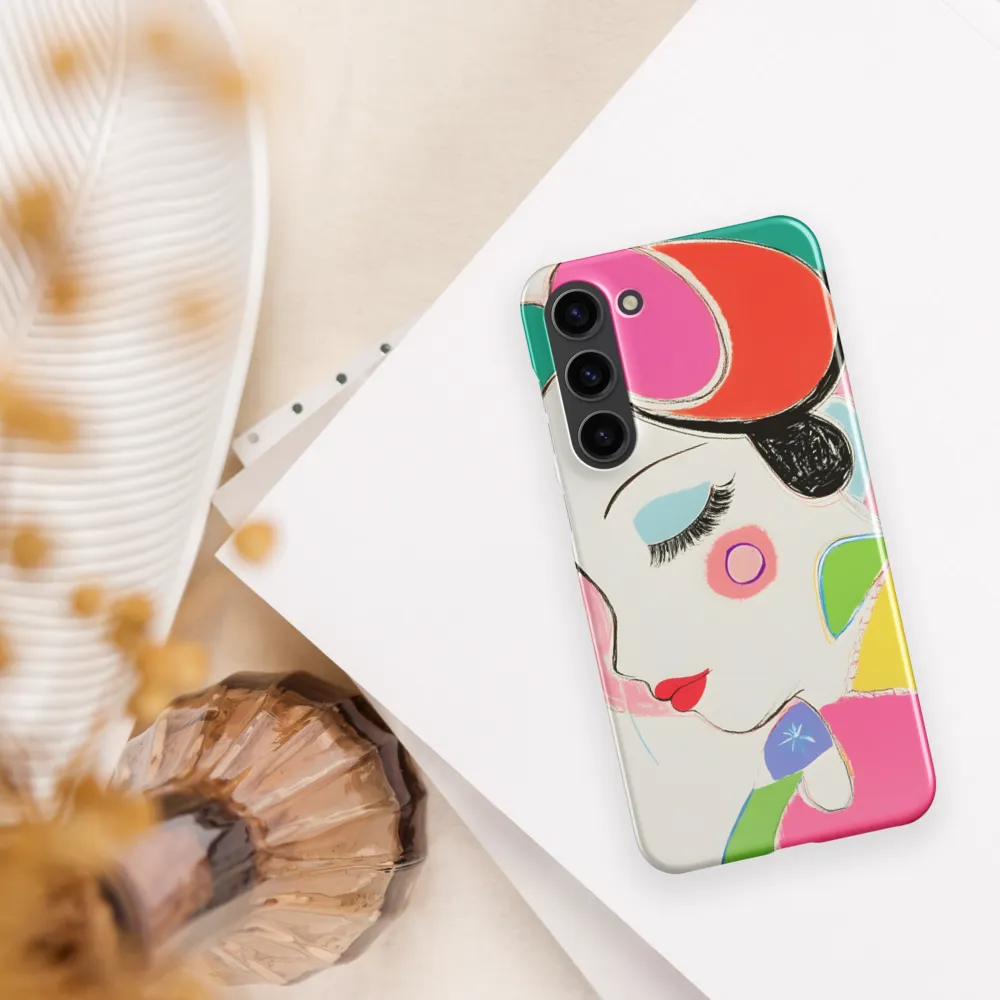 Whimsical Portrait in Colorful Abstraction