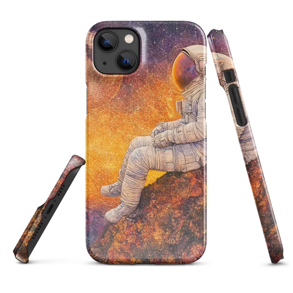 Cosmic Contemplation | Phone Case |  14 Plus | Snap Case | Glossy