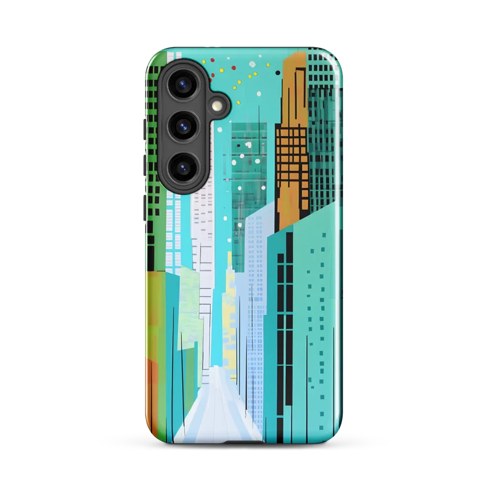 Urban Symphony in Turquoise