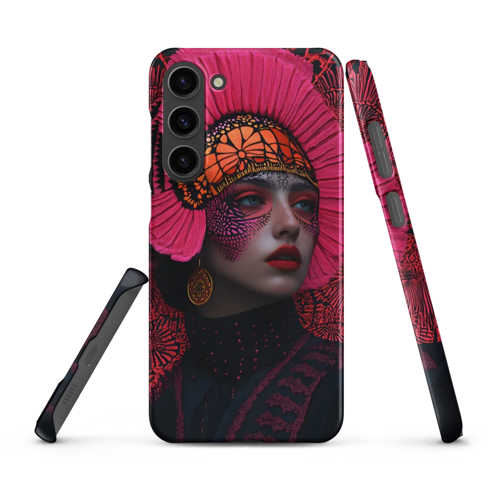Bold Elegance: A Contemporary Portrait | Phone Case |  S23 Plus | Snap Case | Matte