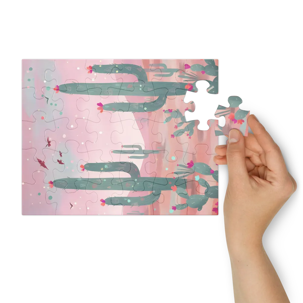 Desert Bloom 
 Jigsaw Puzzle in Tin Box