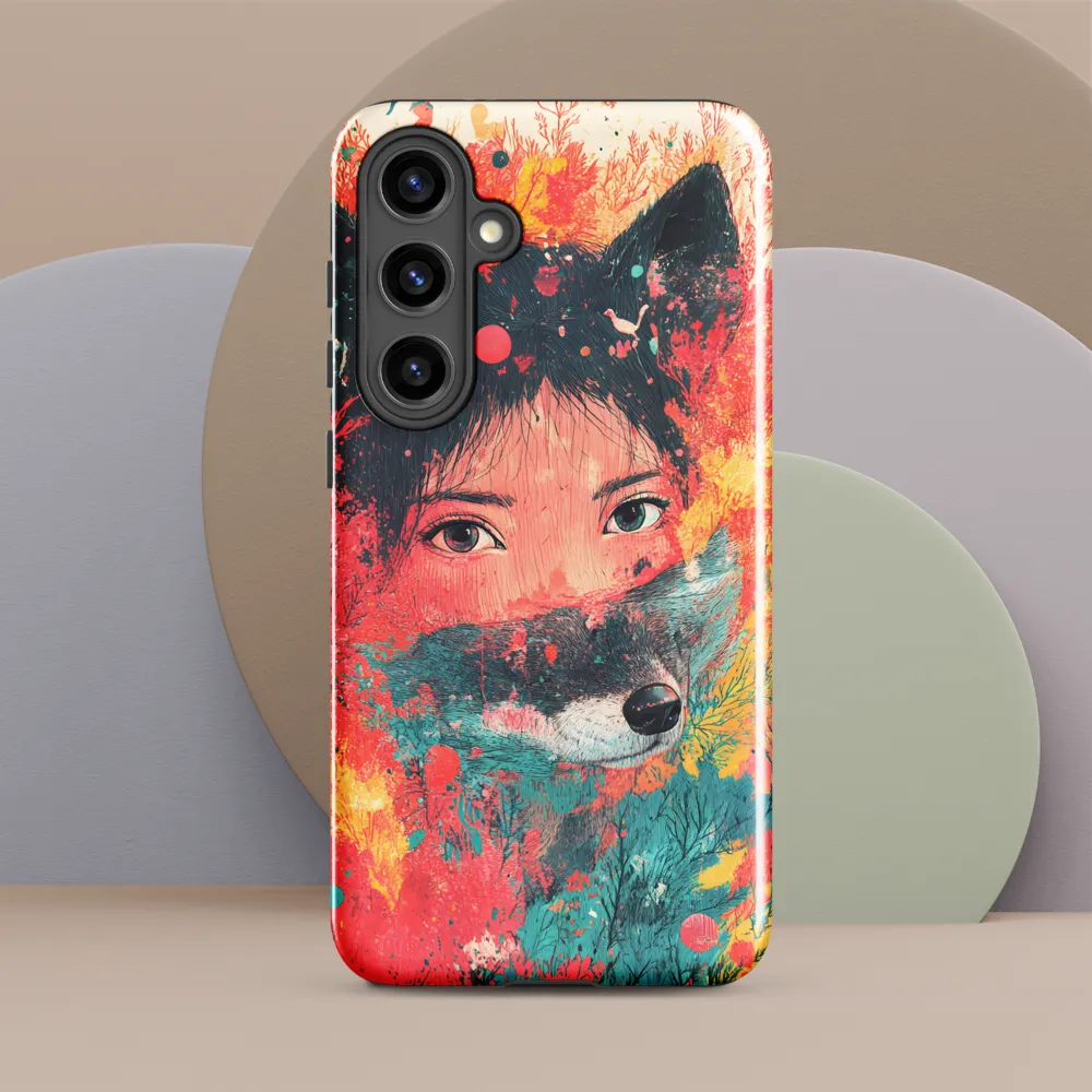 Harmony of Spirit: Girl and Wolf