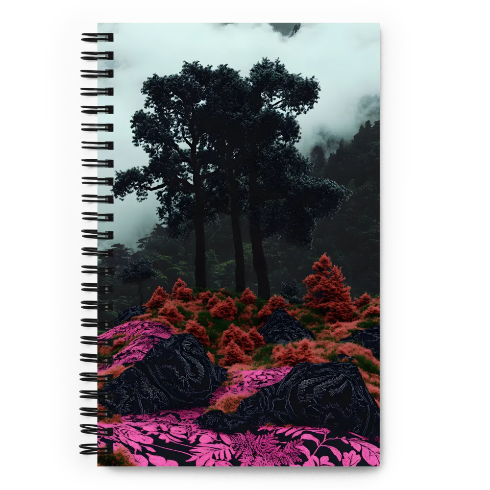 Whispers of a Surreal Landscape | Spiral Notebook