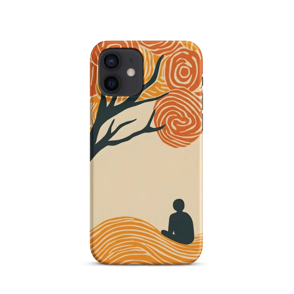 Silent Reflections under Swirling Leaves | Phone Case |  12 | Snap Case | Matte