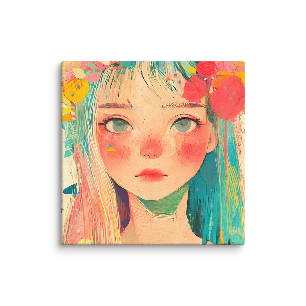 Whimsical Blossom | Canvas | 12″×12″