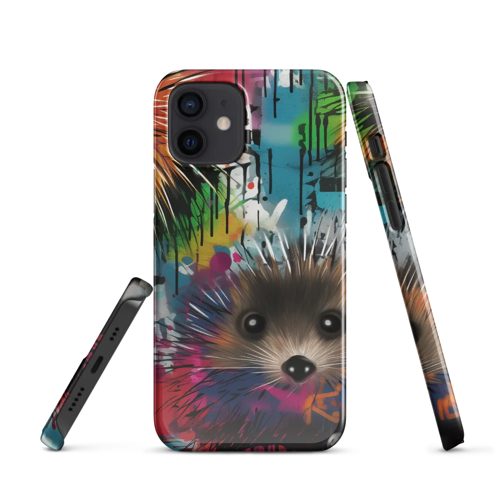 Whimsical Hedgehogs in a Kaleidoscopic Wonderland | Phone Case |  12 | Snap Case | Glossy
