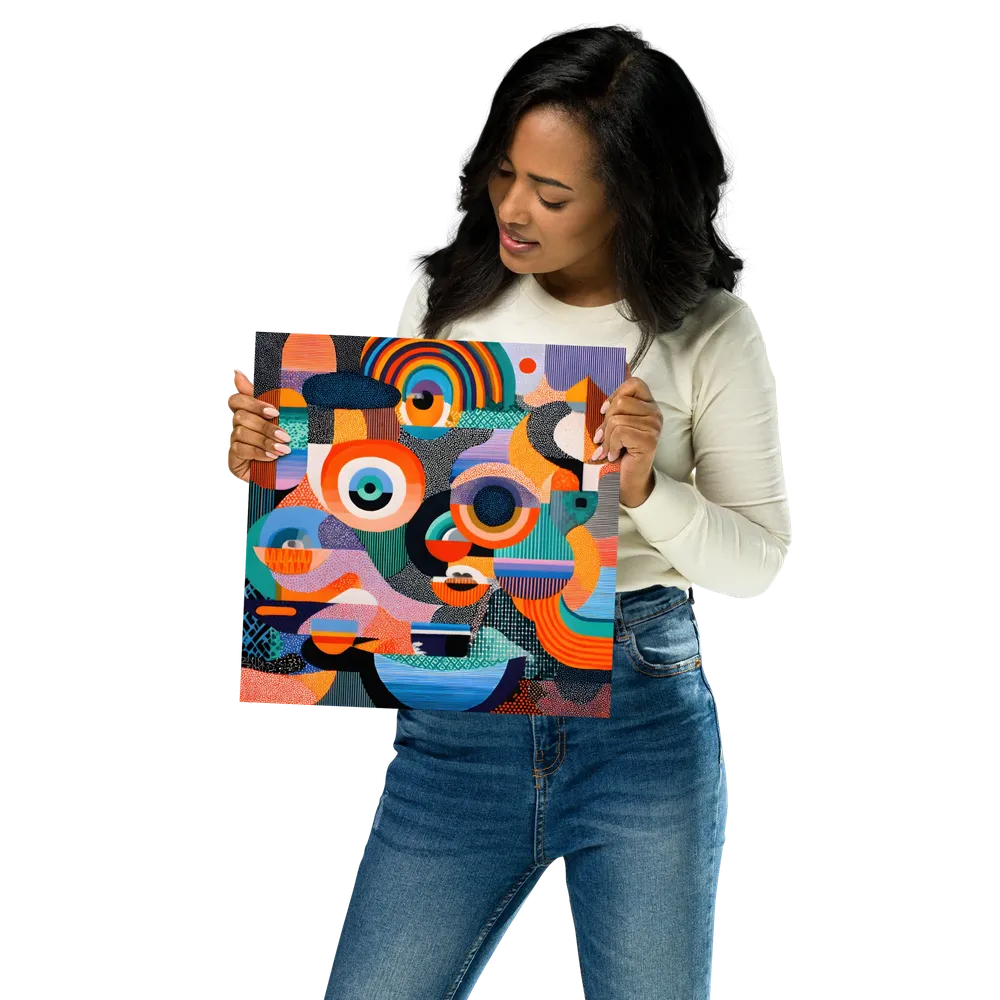 Chromatic Circles 
 Poster | 12″x 12″