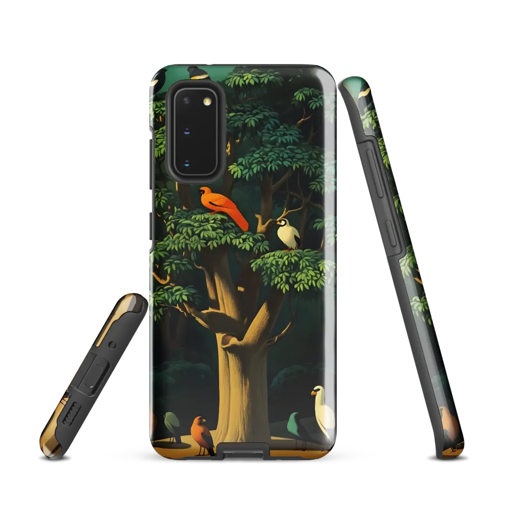 Harmony in Color: A Surreal Bird Symphony