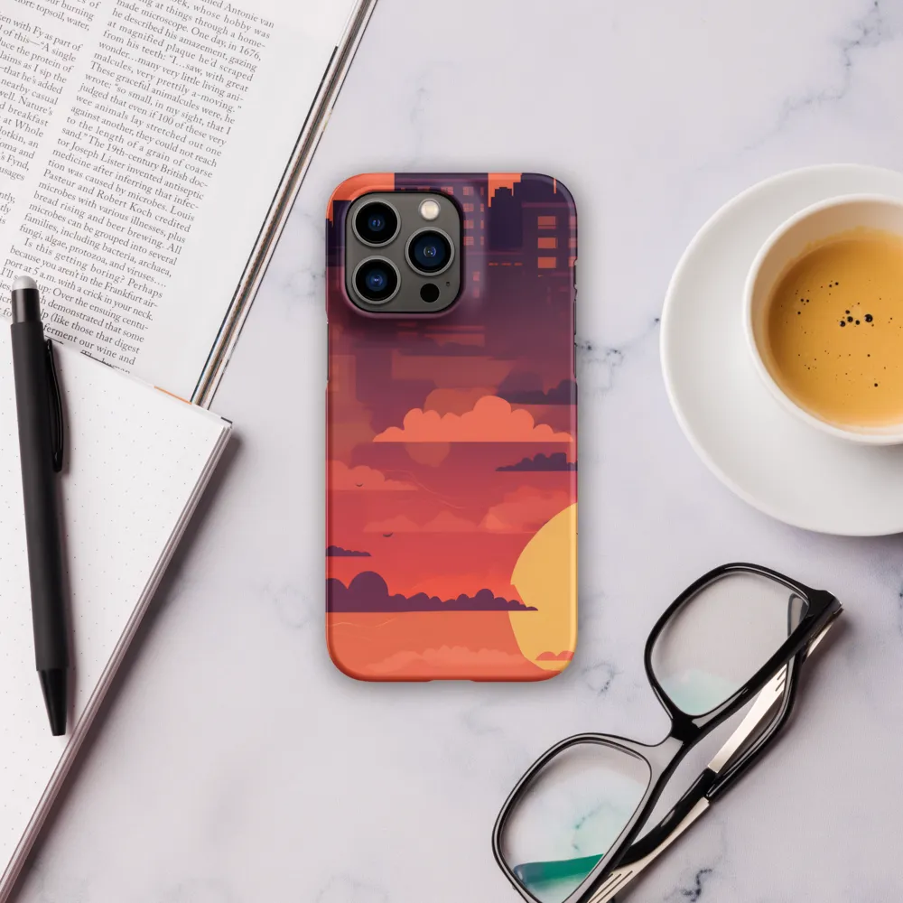 Urban Dusk: A Symphony of Cityscapes | Phone Case