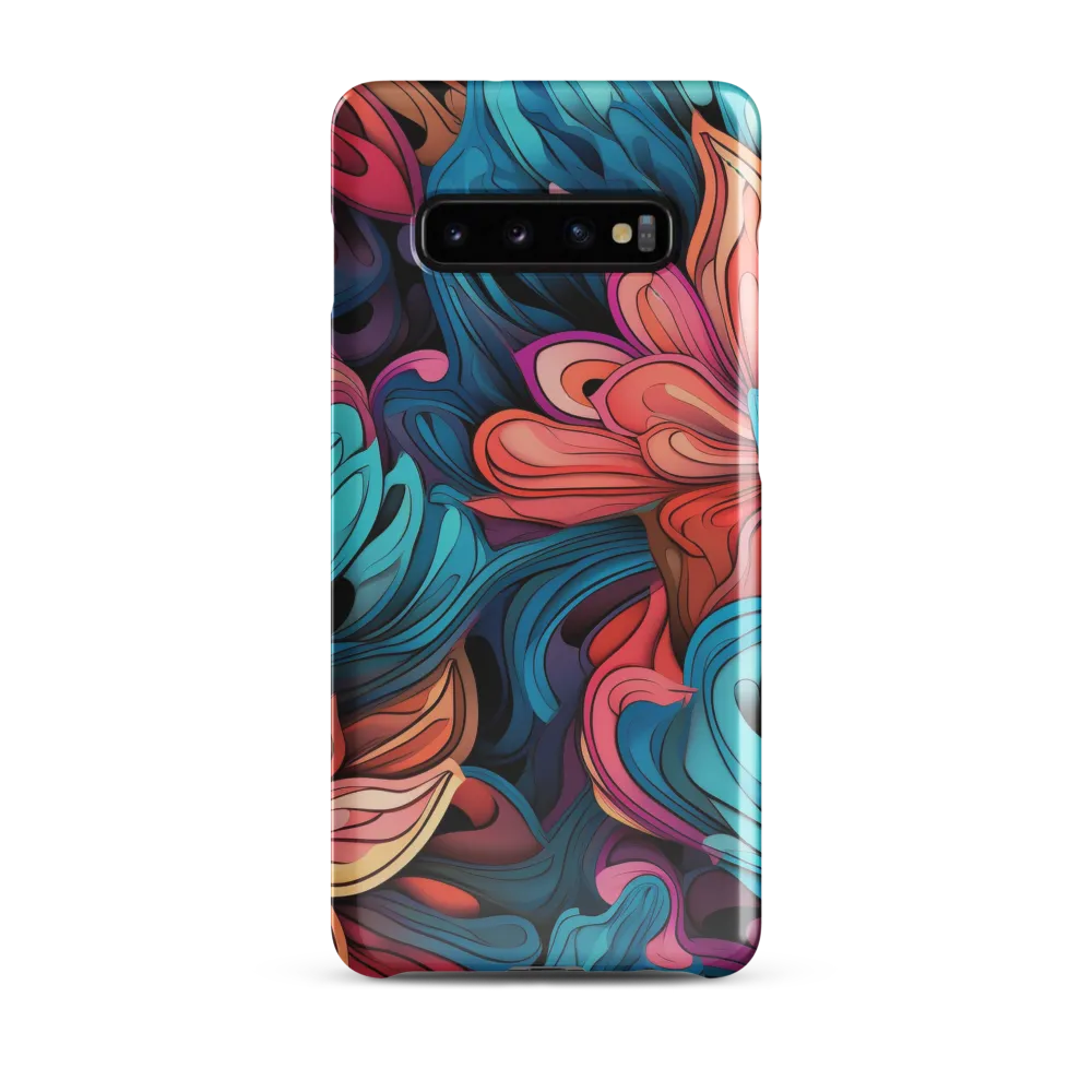 Floral Symphony | Phone Case |  S10 Plus | Snap Case | Glossy