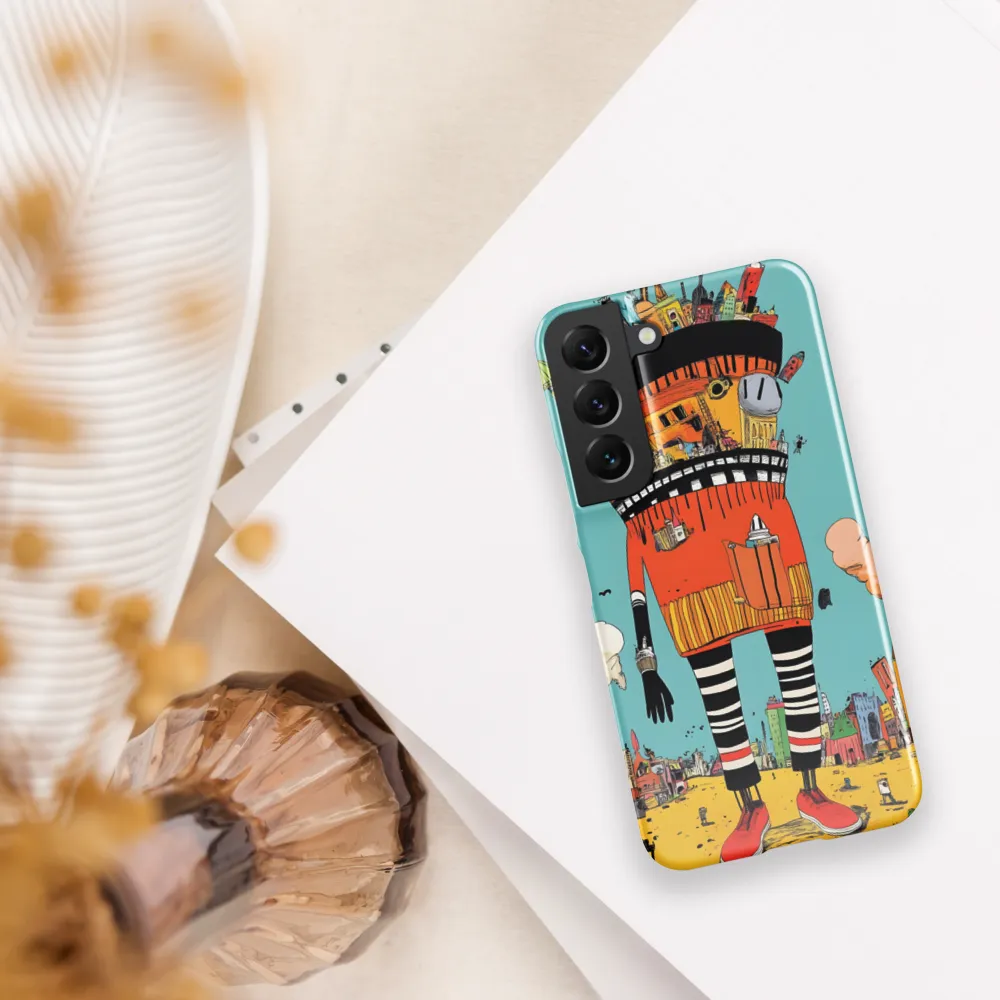 Urban Fantasia: A Whimsical Encounter | Phone Case |  S22 | Snap Case | Glossy