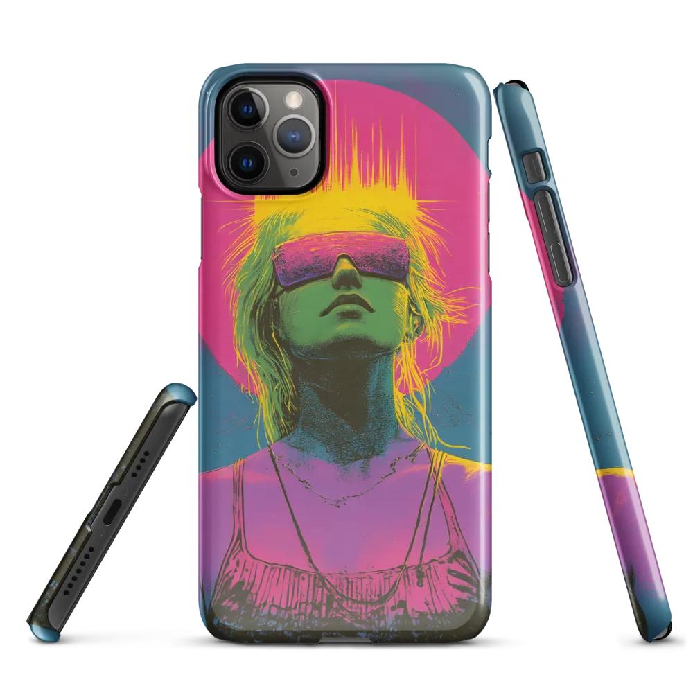 Neon Dreams: Portrait of a Modern Muse | Phone Case |  11 Pro Max | Snap Case | Glossy