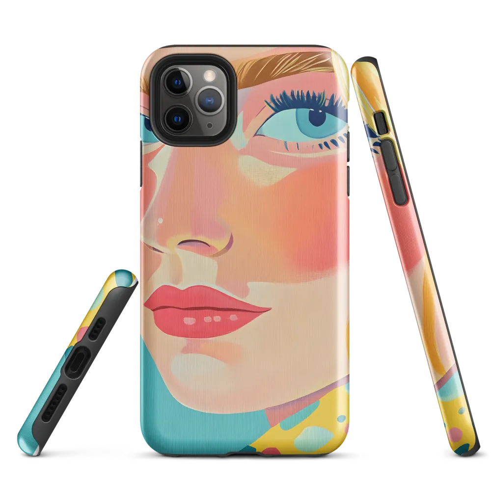 Vibrant Elegance: A Pop Art Portrait | Phone Case |  11 Pro Max | Tough Case | Glossy