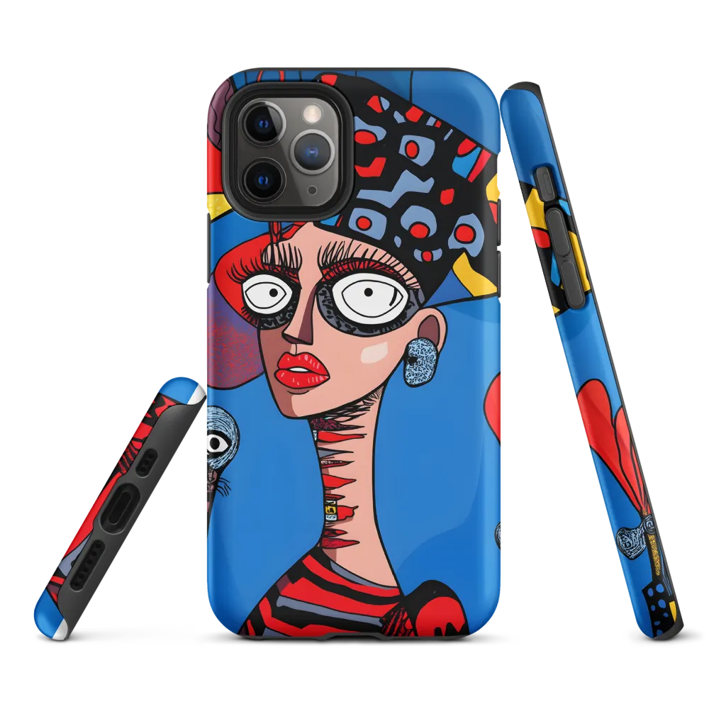 Patterned Headdress — Elongated Portrait