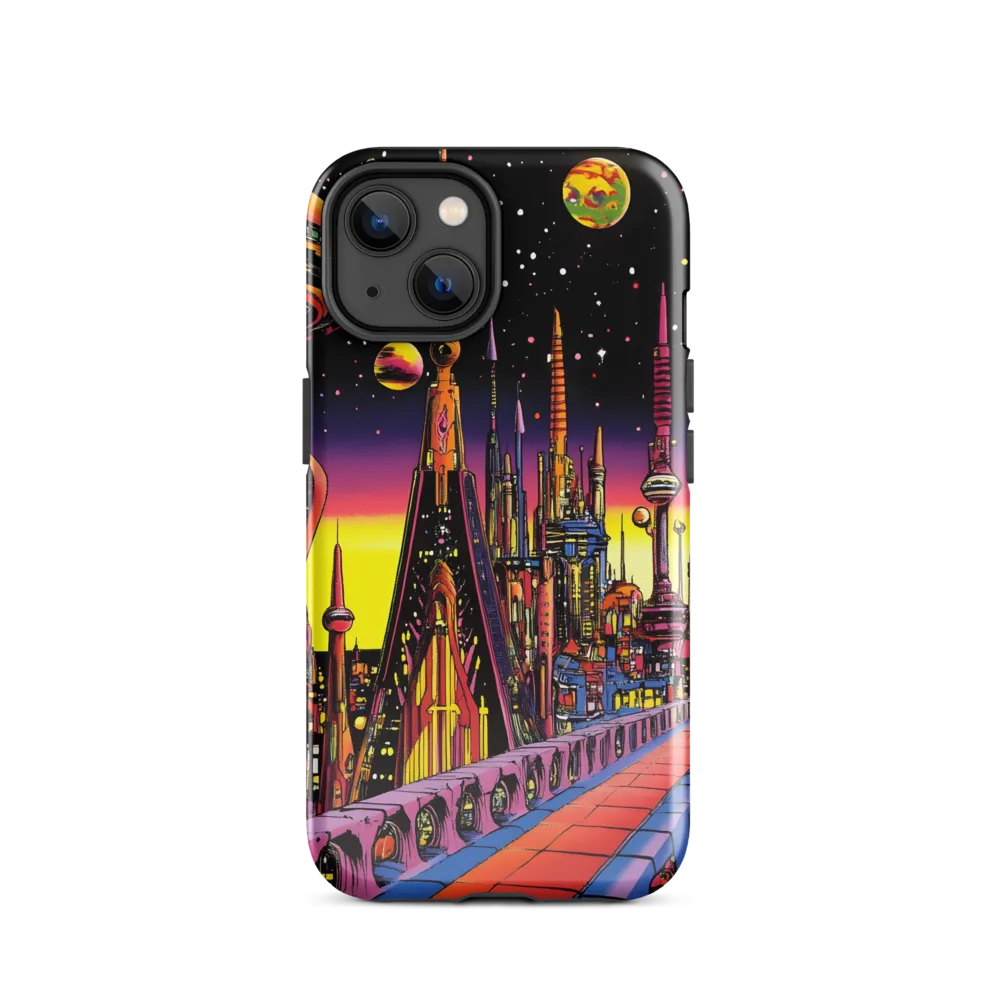 Futuristic Cosmos: A Journey Through Neon Cities