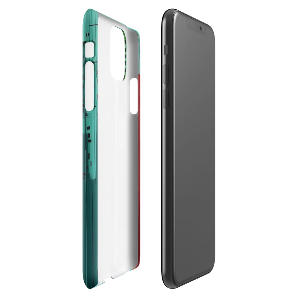 Urban Symphony in Turquoise | Phone Case |  11 Pro Max | Snap Case | Glossy