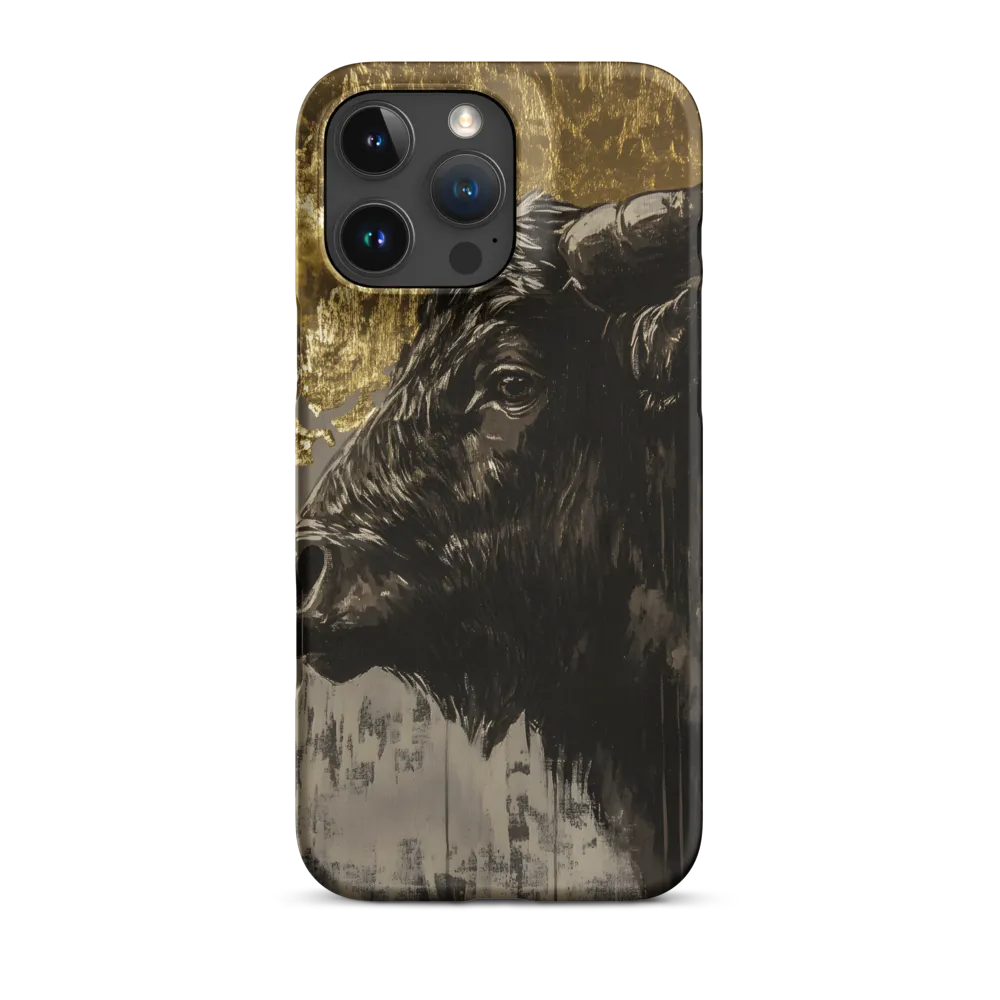 Majestic Bull Against the Golden Horizon