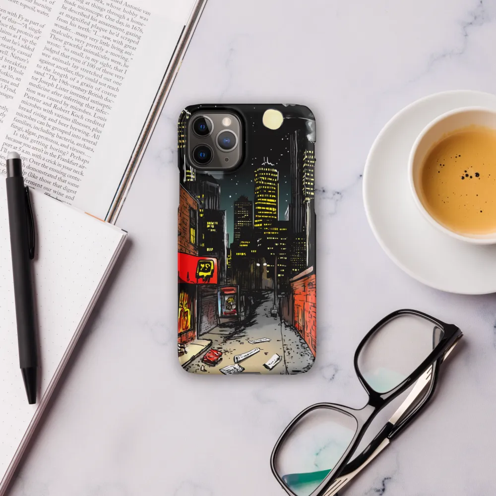 Nocturnal Cityscape: The Hidden Alley | Phone Case |  11 Pro | Snap Case | Matte