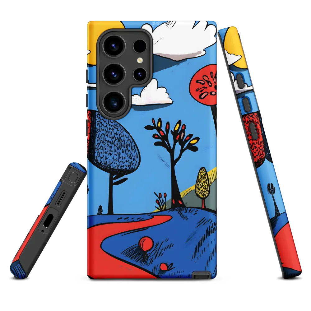 A Playful Journey Through Whimsical Woods | Phone Case |  S24 Ultra | Tough Case | Matte