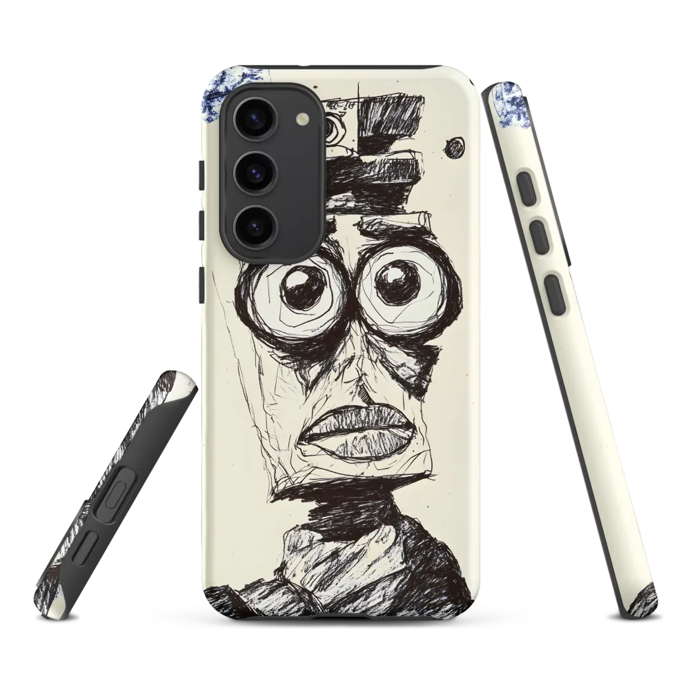 Abstract Surrealist Figure in Cubism | Phone Case |  S23 Plus | Tough Case | Matte